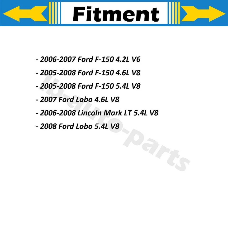 Para Ford Lobo 2007 4,6 L Dorman - Primera parada 4x kit delantero trasero manguera freno línea Foto 2 de 4