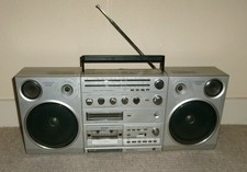 Vintage PHILIPS D8614 Boombox, Ghettoblaster; Radio superb, cassette faulty