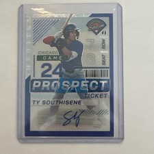 2024 Prospect Edition Blue Wave Prizm Signatures /75 Ty Southisene Auto