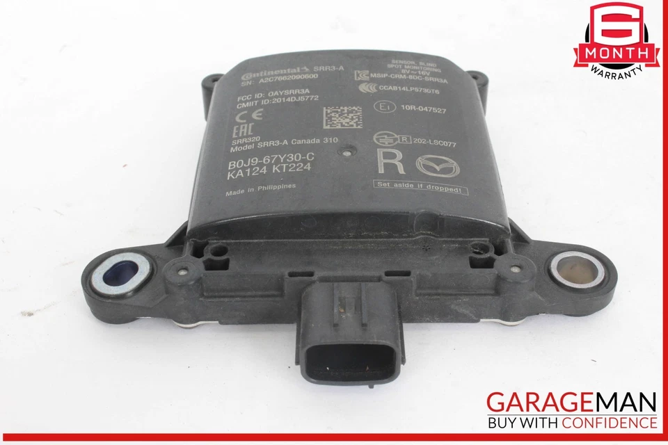Módulo sensor radar punto ciego trasero izquierdo lado conductor Mazda 3 19-23 OEM Foto 2 de 4