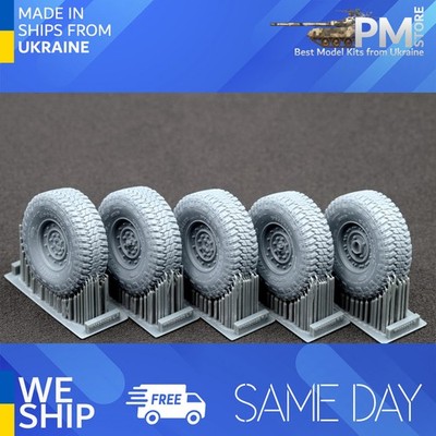 ScaleX WM-35002S 1/35 HMMWV MT/R 12-bolt Sagged wheel set for ICM