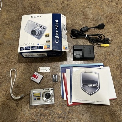 Buy Sony Cyber-shot DSC-W200 12.1MP Digital Camera - Silver online