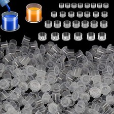 1000Pcs 11MM Tattoo Ink Caps with Base Disposable Tattooing Supplies