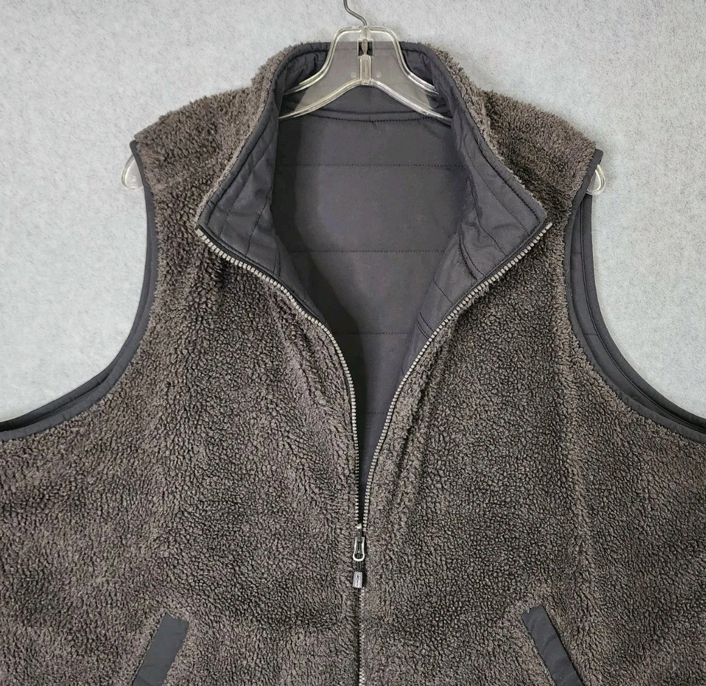 Carhartt Reversible Vest Mens Black Nylon Sherpa Fleece Workwear Utility Outdoor thumbnail 9