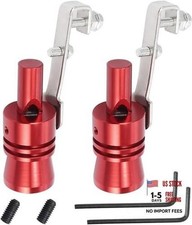 Silenciador de escape Turbo Sound Whistle, tamaño XL aleación de aluminio turbo universal