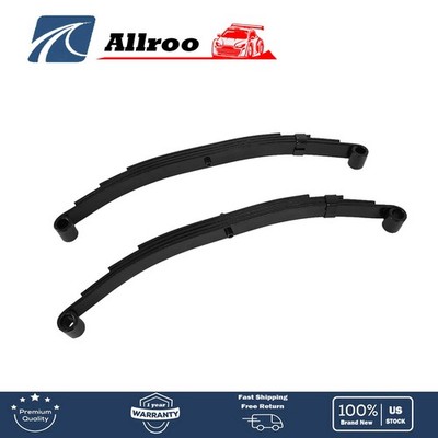 Trailer Leaf Spring 4 Leaf Double Eye 2500 lbs Cap For 5000 lbs Axle-2PCS NEW