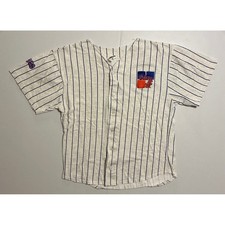 VTG USA Made Florida Gators Baseball Jersey Pinstripe Sportswear 90s M Quitman