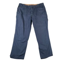 Duluth Trading Co Denim Jeans 44x34 Workwear Utility Casual Blue