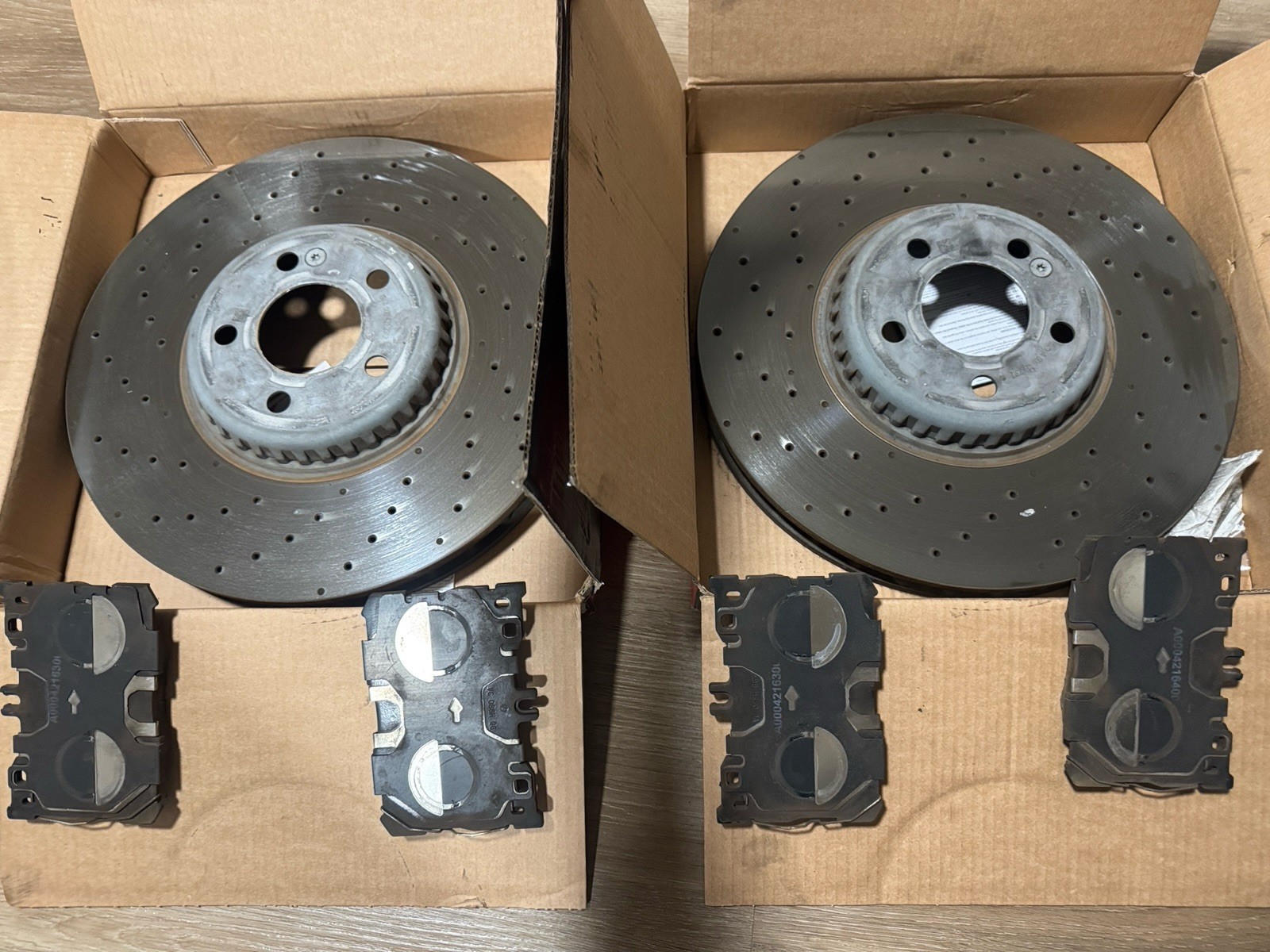 Brake Rotors And Pads Kit MERCEDES-BENZ E450 A0004212312