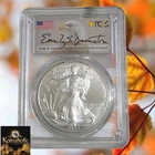 2022 $1 American Silver Eagle PCGS MS70 Emily Damstra Signature First Strike 🔥
