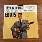 ELVIS PRESLEY~DEVIL IN DISGUISE 45 PS 7" (1963) VG RCA VICTOR 47-8188