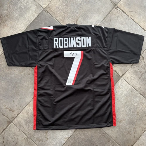 Bijan Robinson Signed Autographed Custom Jersey Beckett Certified Falcons - Picture 2 of 7