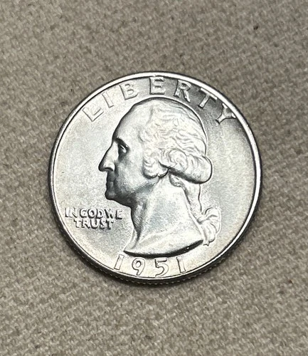 1951-S Washington Silver Quarter GEM BU *UNCIRCULATED* MS MM