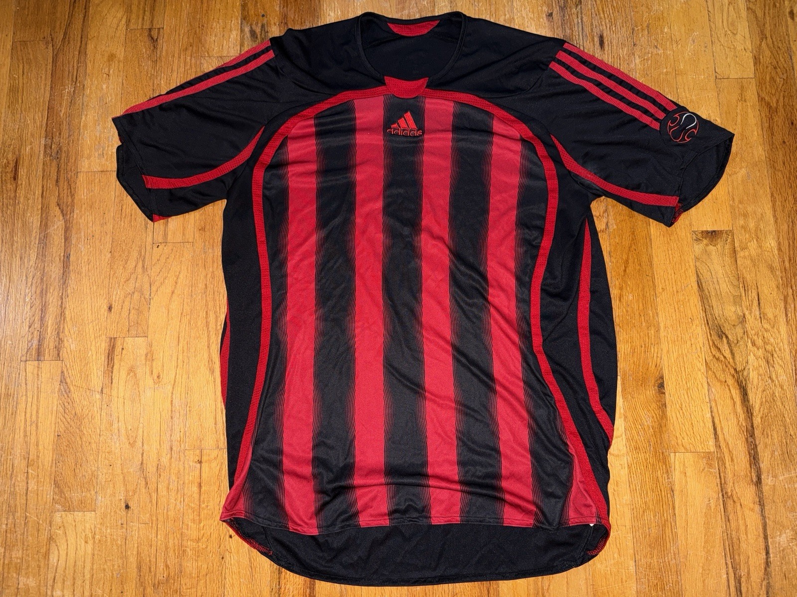 Vintage Adidas Formation Jersey 2006 Stripe with #2 on Back LARGE