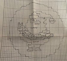 SANTA CLAUS Ornament Needlepoint Kit