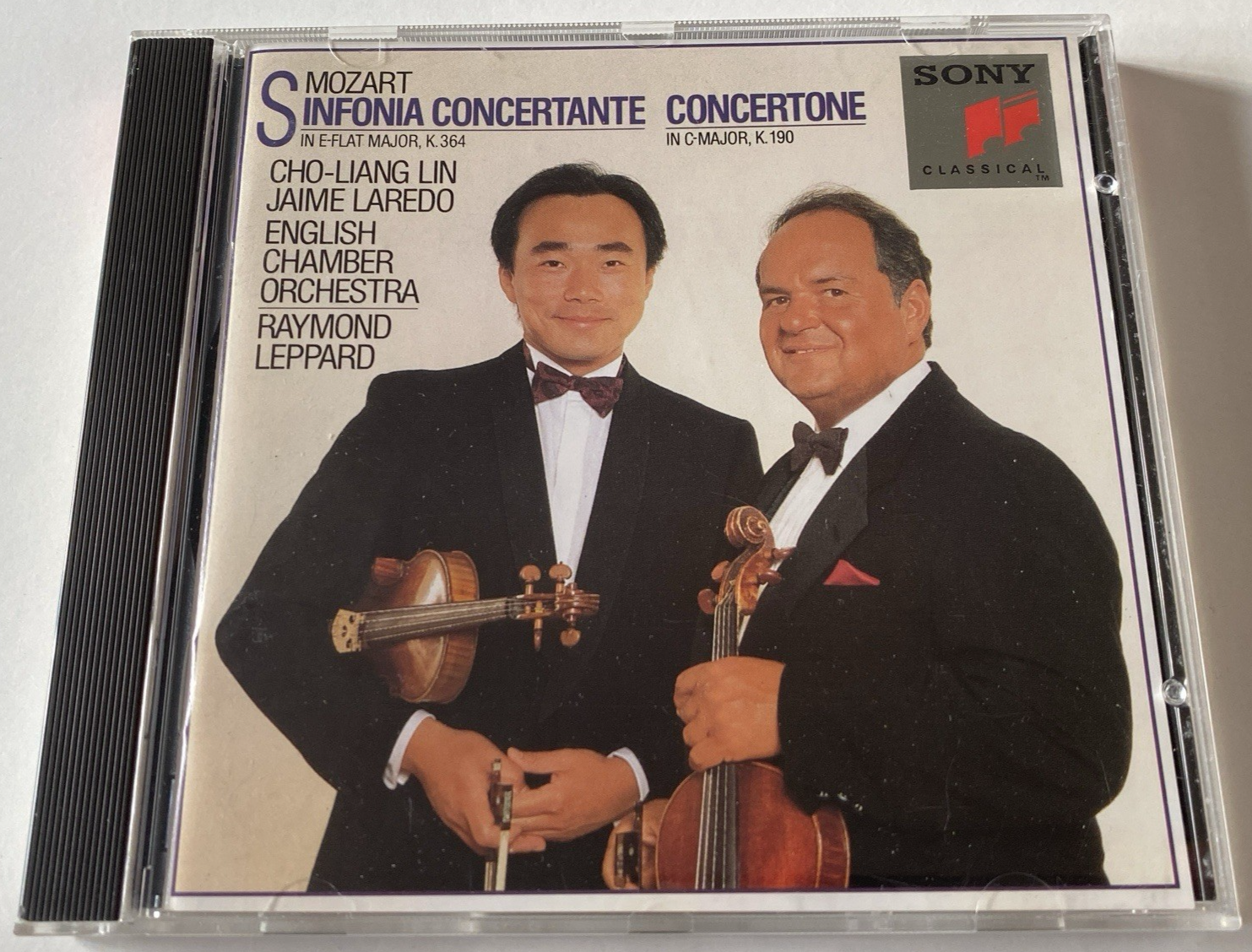 Cho-Liang Lin & Jaime Laredo – Mozart Sinfonia Concertante Austria CD Album 1991