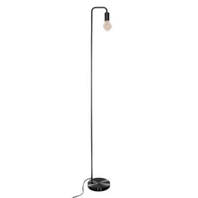 Lampadaire en Métal "Tige" 150cm Noir - Photo 1/4
