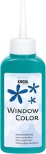 KREUL 42742 - Window Color turkusowy 80 ml, farba okienna na bazie wody, ze st