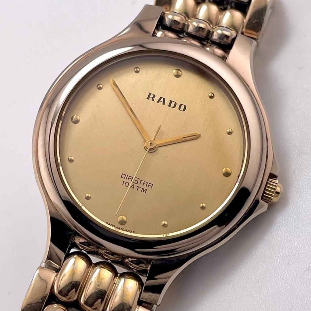 Rado Diamond Star Gold Vintage Watch Battery/Operated