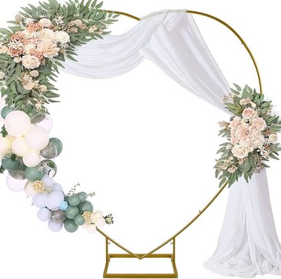 XXL Hochzeit Bogen Metall Traubogen Herz Hintergrund Blumen Ballon Rahmen Deko