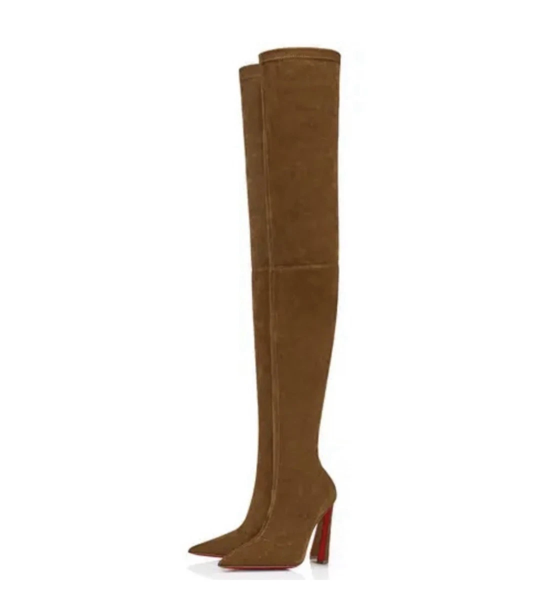 Christian Louboutin Women's Suede Upper Brown for sale | eBay