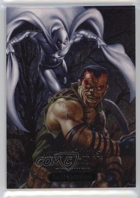 2016 Upper Deck Marvel Masterpieces Battle Spectra Bushman vs Moon Knight 4et