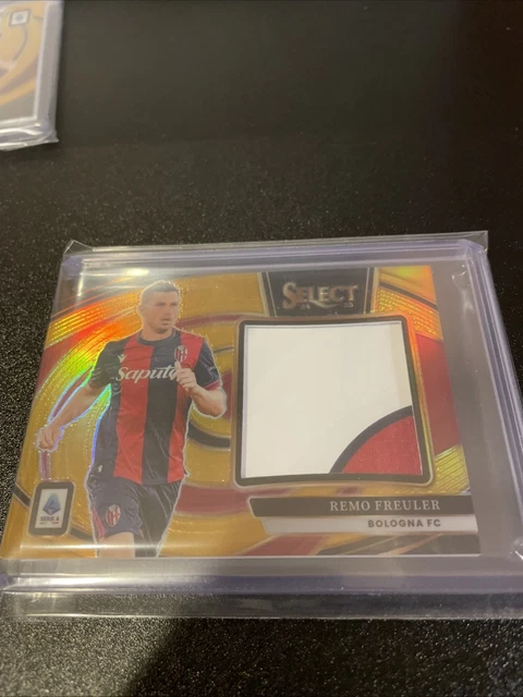 2024-25 Panini Select Serie A Remo Freuler Gold Jumbo Patch 8/10 Bologna