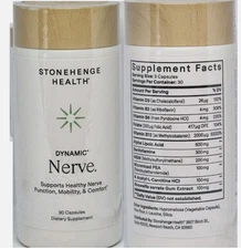 Stonehenge Health Dynamic Nerve 90 Capsules Expiration 07/2027