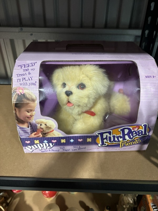 2003 FUR REAL FRIENDS BOBBY PUPPY TIGER HASBRO NEW SEALED.