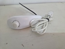 Nintendo Wii Wired White Nunchuck Controller Official