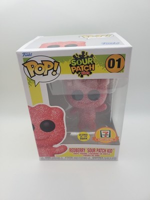 Funko Pop! 01 Redberry Sour Patch Kid (Glows In The Dark) 7 Eleven Exclusive