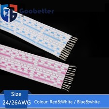 2468 Tinned Copper Wire 24AWG 26AWG Stranded Flat Ribbon Cable 6/7/8/9/10/12P