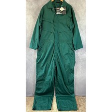 Craftsman Coveralls Mens XL Green Teflon Stain Resistant Workwear Jumpsuit NEW