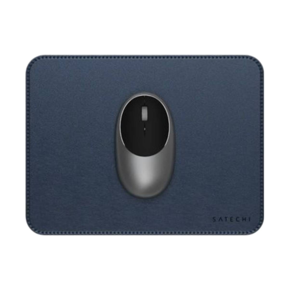 Tapis de souris vegan premium Satechi élégant bleu pour bureau chic