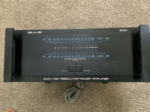 Vintage SAE 2401 Dual High Resolution Power Amplifier