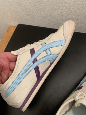 Onitsuka Tiger Maxico 66 Purple Blue Strip hL474 Women Sneakers