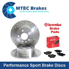 BMW Z3 1.8 Roadster E36 E37 99-01 Bremsscheiben Vorne & Brembo Bremsbeläge 286mm