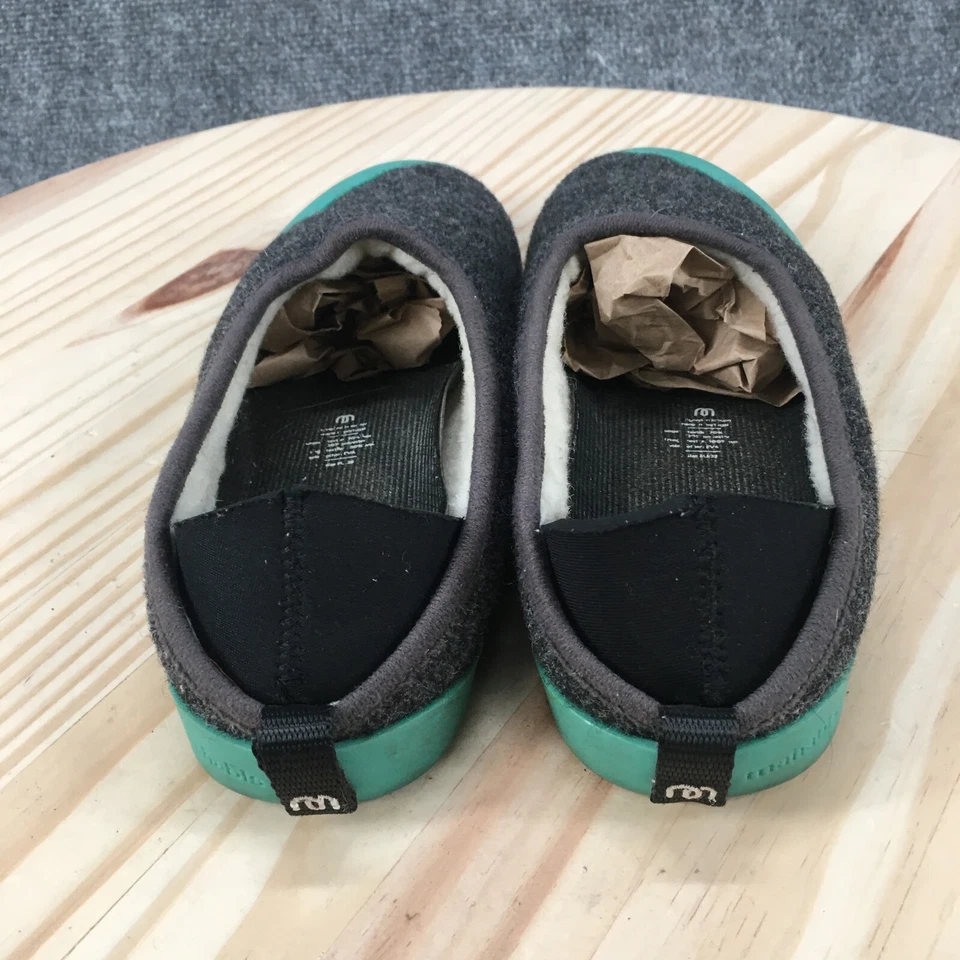 Zapatillas Mahabis Para Hombre 38 Clásicas 2 Larvik Gotland Mule Planas Gris Lana Sin Cordones Foto 4 de 4