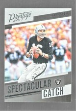 2017 PRESTIGE SPECTACULAR CATCH  #4  JIM PLUNKETT  MINT  RAIDERS  COLLEGE HOF 