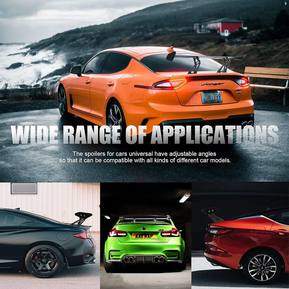 For Honda Acura NSX CARBON FIBER Rear Trunk Spoiler Wing GT Style Racing Adjust