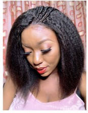 Braided Wig :kinky Straight