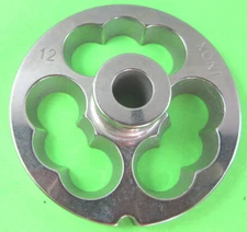 Sausage Stuffer PLATE FOR GLobe CC12 MEAT GRINDER  CP00-12 Size #12 Stainless 