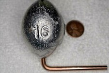 2 oz Egg 70 Sinkers Slip Fishing Lead Weights Free Shipping