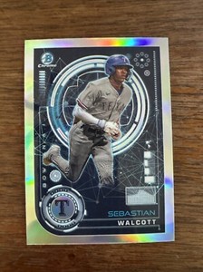 2024 Bowman AI Sebastian Walcott Texas Rangers