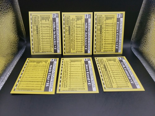 1990 Topps Tiffany Baseball Seattle Mariners 6 Cards Mint Condition - Picture 8 of 8