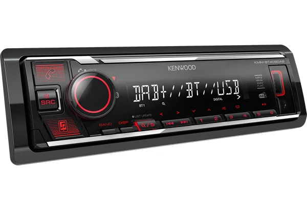 Kenwood Autoradio Bluetooth 1DIN KMM-BT408DAB DAB+ incl. DAB+ Antenne USB AUX - Bild 2 von 3