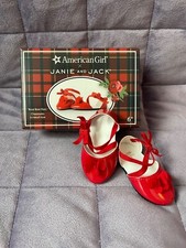 AMERICAN GIRL Janie x Jack Rose Bow Flats Shoes Outfit Set NEW HTF Retired