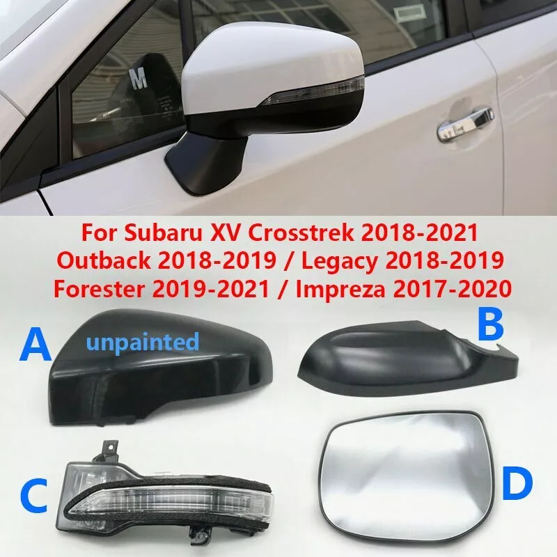 Side View Mirror Lower Cover Cap Light for Subaru Forester Impreza