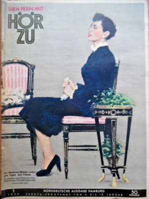 HÖRZU 1 - 1959 TV 4.-10.1. Hamburg Barbara Schwinn Ballett Mecki Wuppertal Mode