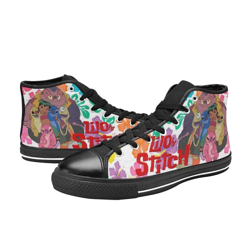 Lilo And Stitch High Top Shoes Sneakers
